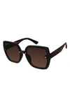 Vince Camuto Square Sunglasses In Tortoise