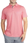 Tailorbyrd Classic Fit Solid Polo In Nantucket Red