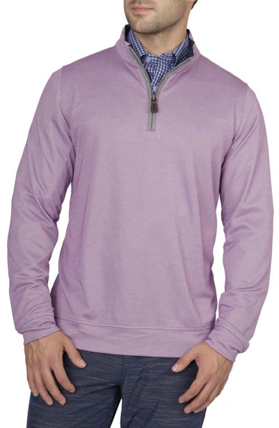 Tailorbyrd Quarter Zip Pullover In Purple