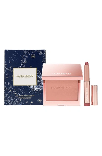 Laura Mercier The Dawn Of Discovery Illuminating Blush & Eyeshadow Set $53 Value In Rose Glow