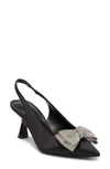 Abound Caroline Crystal Bow Slingback Pump In Black