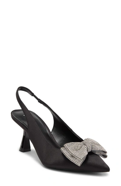 Abound Caroline Crystal Bow Slingback Pump In Black