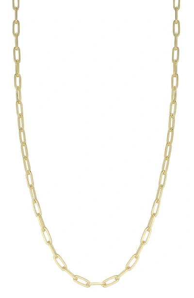 Yield Of Men Paperclip Necklace In Gold