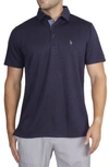 Tailorbyrd Classic Fit Solid Polo In Navy
