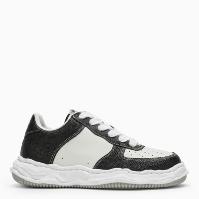 Miharayasuhiro Black And White Low Wayne Sneakers In Leather