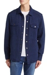 Tommy Bahama Men's Queensland Quilted Shirt Jacket In Blue Note
