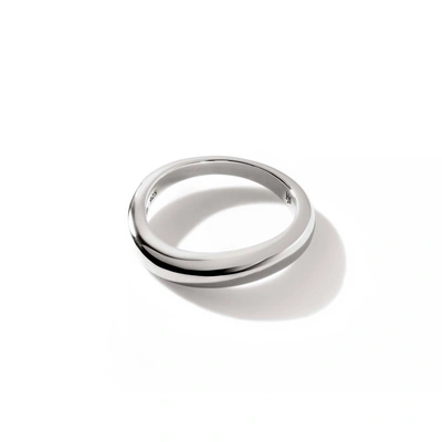 John Hardy Surf 3.8mm Band Ring In Silver