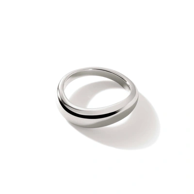 John Hardy Surf 5.5mm Band Ring In Silver