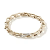 John Hardy Surf Bracelet, Diamonds, 8.5mm In Gold