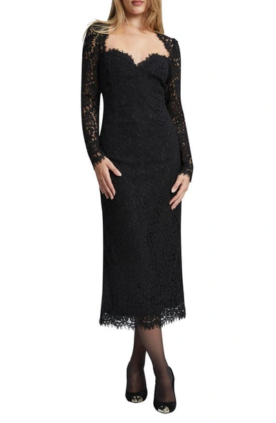 lace long sleeve bodycon dress Princess Polly Women's Best You Had Lace Long Sleeve Minidress - Black