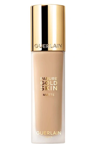 Guerlain Parure Gold Skin Matte Fluid Foundation In 3.5n