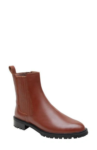 Linea Paolo Tessa Lug Bootie In Cognac