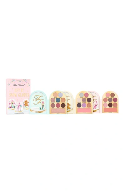 Too Faced Let It Snow Globes Three-piece Palette Set