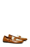 Tory Burch Ballet Loafer In Bright Cuoio / Pearl Spongy