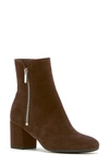 La Canadienne James Waterproof Bootie In Brunette Suede