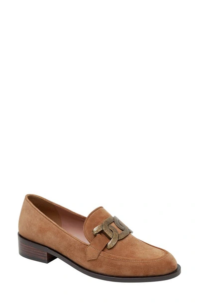 Linea Paolo Melise Chain Loafer In Camel