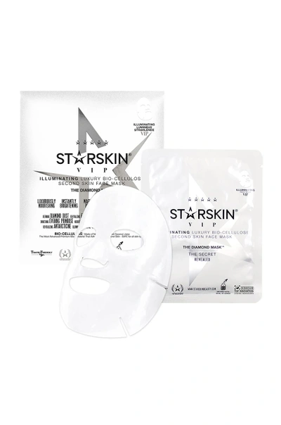 Starskin Vip The Diamond Mask Illuminating Luxury Bio-cellulose Second Skin Face Mask