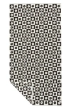 Slowtide Gigi Floral Cotton Bath Towel In Black