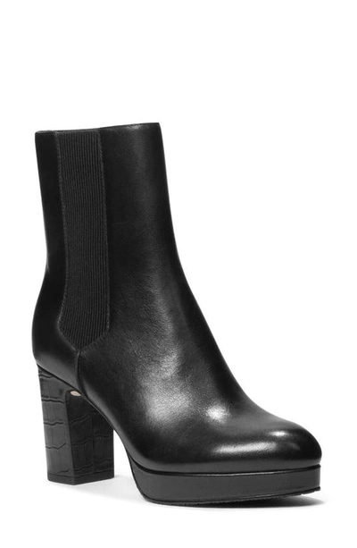 Donald Pliner Zelda Platform Chelsea Boot In Black