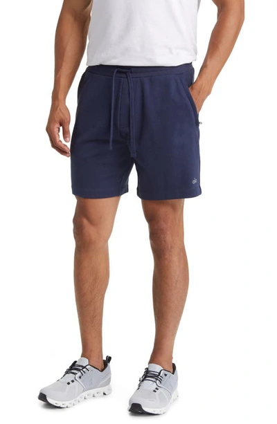 Alo Yoga Chill Shorts In Navy