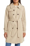 London Fog Belted Trench Coat In British Khaki