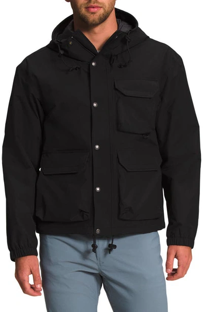 The North Face M66 Utility Rain Jacket In Tnf Black