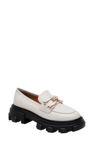 Lisa Vicky Decide Lug Sole Loafer In Winter White