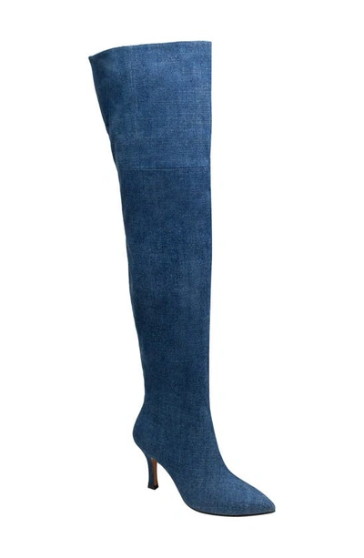 Lisa Vicky Ace Over The Knee Boot In Dark Blue