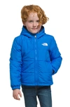 The North Face Kids Reversible Water-repellent Coat In Optic Blue