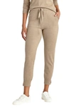 Splendid Jeanne Sweater Joggers In Heather Camel