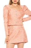 Alexia Admor Rowan Lace Jacket In Pink