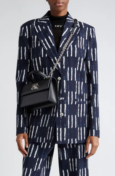 Off-white Tomboy Printed Wool-twill Blazer In Cobalt Blue