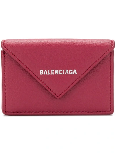 papier mini wallet balenciaga