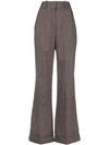 See By Chloé Masculine Wide-leg Trousers In Brown