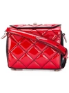 Alexander Mcqueen Box Bag 19 In Red