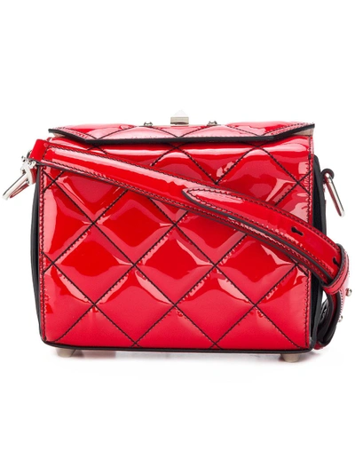 Alexander Mcqueen Box Bag 19 In Red