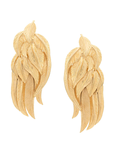 Aurelie Bidermann Elvira Gold-plated Clip Earrings
