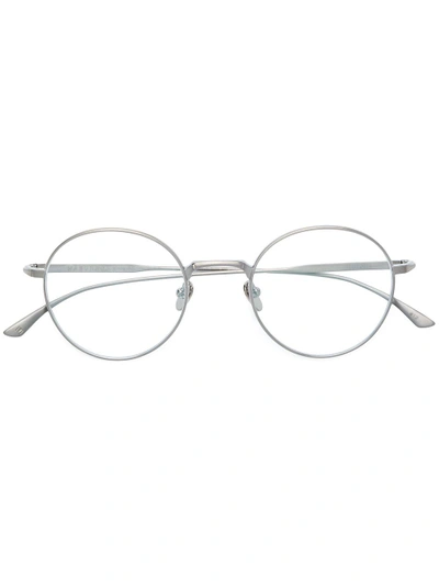 Masunaga Round Frame Glasses - Metallic