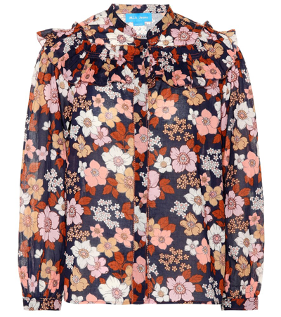 M.i.h. Jeans Hayden Floral-print Button-front Top In Multicoloured