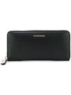 Alexander Mcqueen Zip Around Wallet - Black