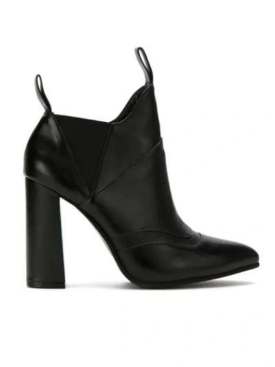 Studio Chofakian Leather Boots In Black