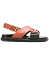 Marni Fussbett Sandals - Brown