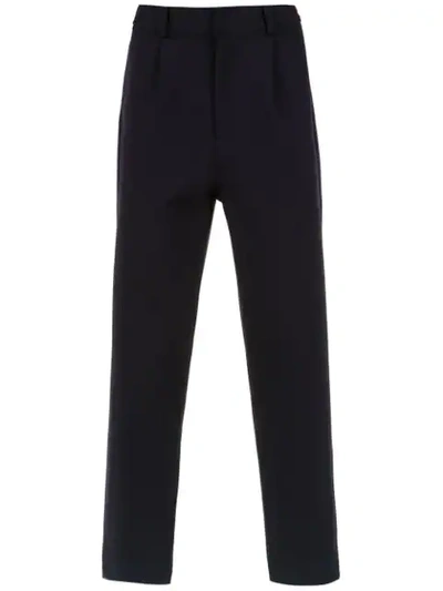 Egrey Cropped Trousers In Blue