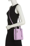 Marc Jacobs Micro Leather Tote In Regal Orchid