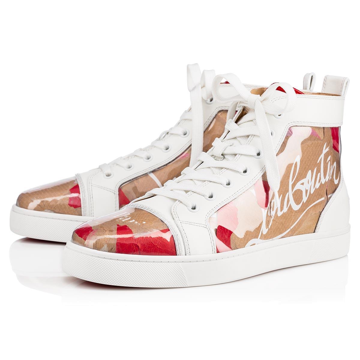 christian louboutin high top trainers