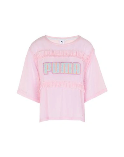 Puma X Sophia Webster T-shirts In Pink