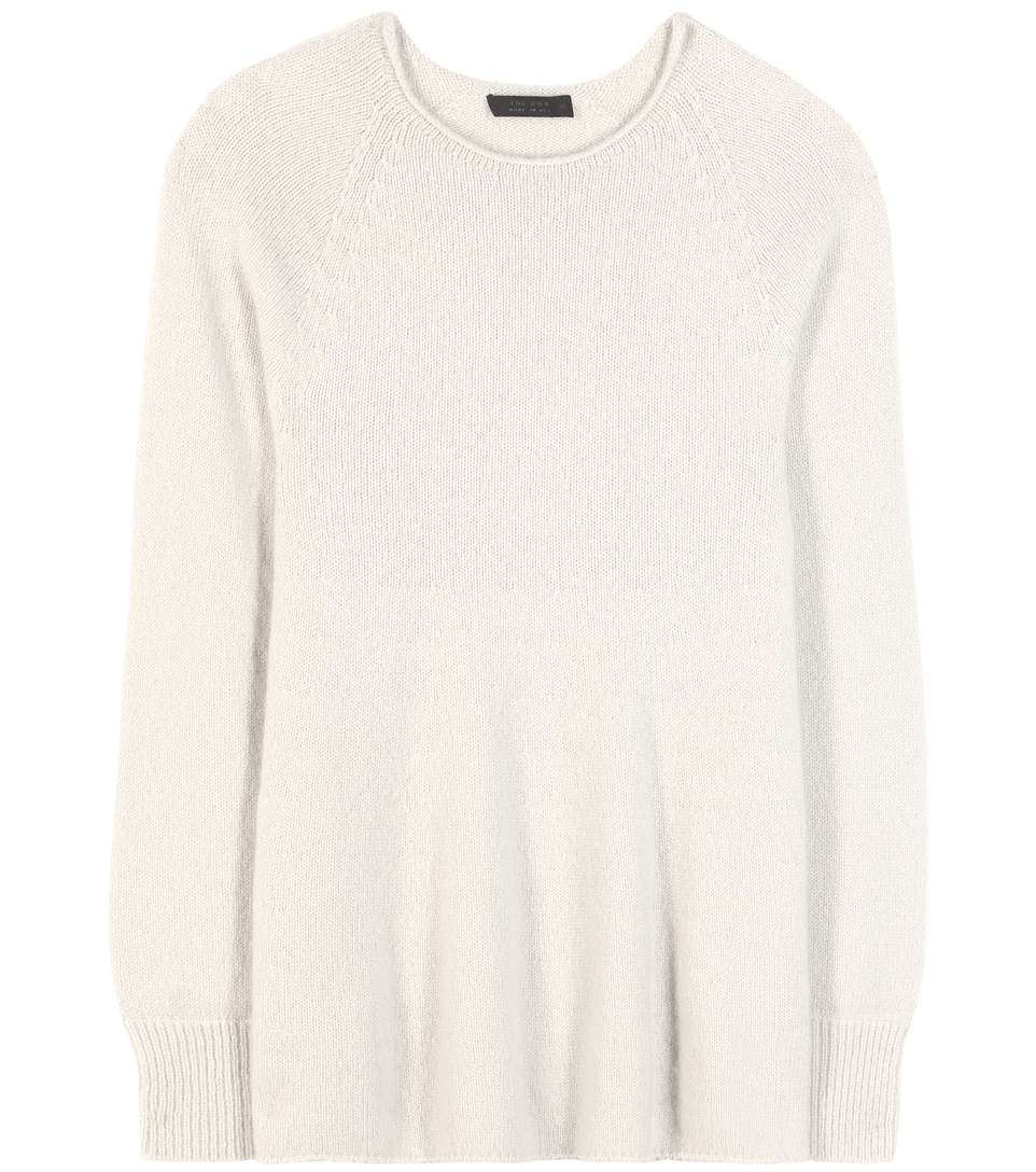 The Row Adia Cashmere And Silk Sweater In Pear | ModeSens