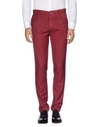 Myths Casual Pants In Maroon