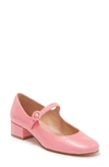 Steve Madden Sessily Mary Jane Pump In Light Pink Patent