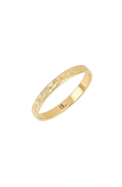 Bony Levy Blg 14k Gold Textured Stackable Ring In 14k Yellow Gold